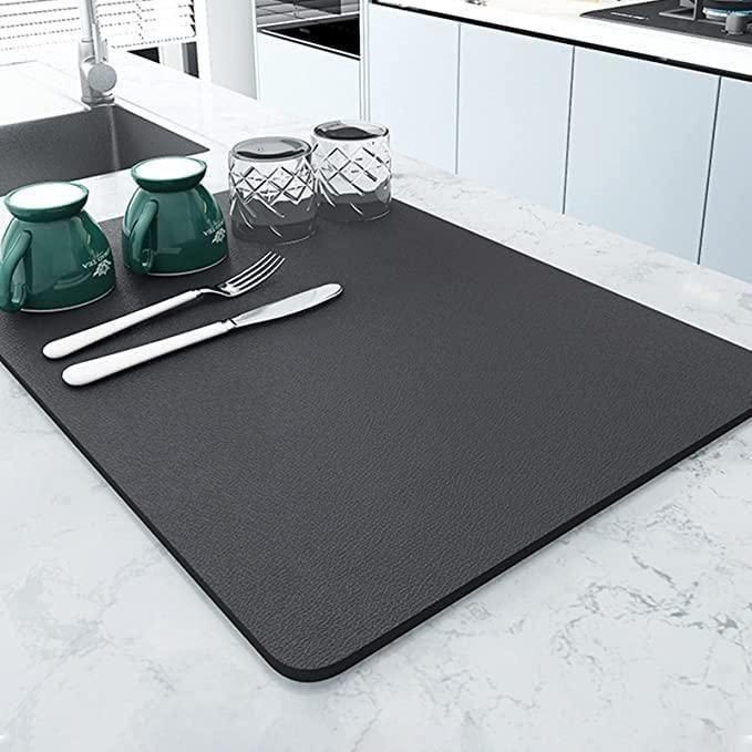 AquaGuard™ Pro – Ultra Absorbent Kitchen Drying Mat (Pack of 2)