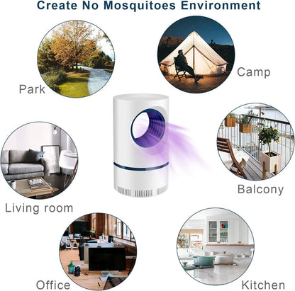 Mahin Electronic Led Mosquito Killer Machine Trap Lamp, Usb ( Pack of 2 )