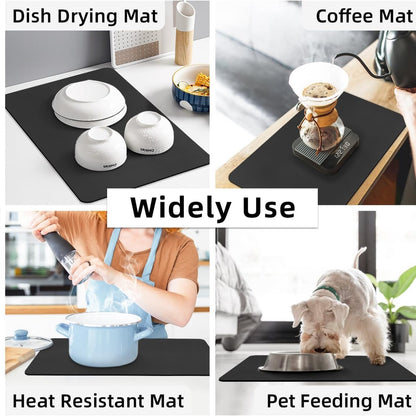 AquaGuard™ Pro – Ultra Absorbent Kitchen Drying Mat (Pack of 2)